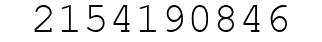 Number 2154190846.