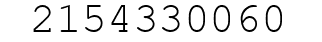 Number 2154330060.