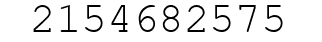 Number 2154682575.