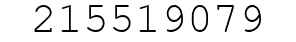 Number 215519079.