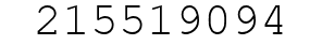 Number 215519094.