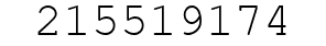 Number 215519174.