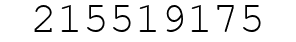 Number 215519175.