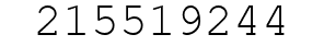 Number 215519244.
