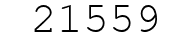 Number 21559.