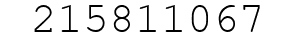 Number 215811067.