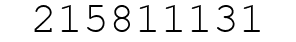 Number 215811131.