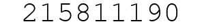 Number 215811190.