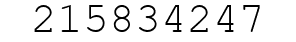 Number 215834247.