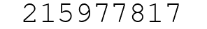 Number 215977817.