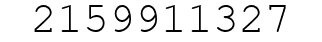 Number 2159911327.