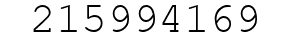 Number 215994169.