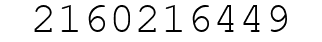 Number 2160216449.