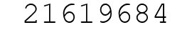 Number 21619684.