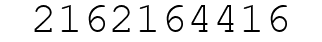 Number 2162164416.
