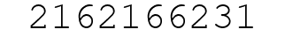 Number 2162166231.