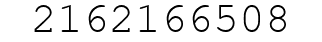 Number 2162166508.