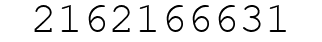 Number 2162166631.