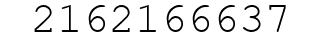 Number 2162166637.