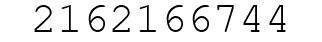 Number 2162166744.