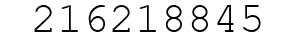 Number 216218845.