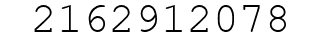 Number 2162912078.