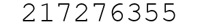 Number 217276355.