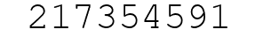 Number 217354591.
