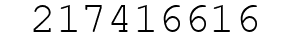 Number 217416616.