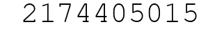 Number 2174405015.
