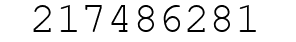 Number 217486281.