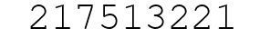 Number 217513221.