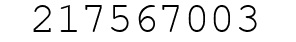Number 217567003.
