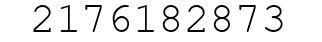 Number 2176182873.