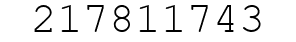 Number 217811743.