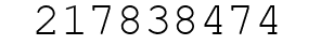 Number 217838474.