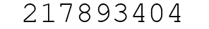 Number 217893404.
