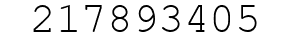 Number 217893405.