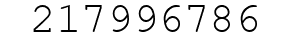 Number 217996786.