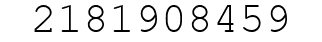Number 2181908459.