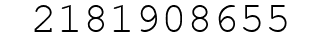 Number 2181908655.