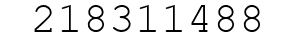 Number 218311488.