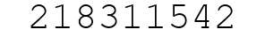 Number 218311542.