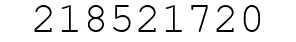 Number 218521720.