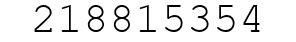 Number 218815354.