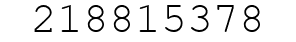 Number 218815378.