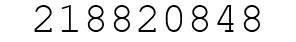 Number 218820848.