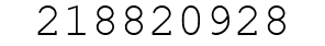 Number 218820928.