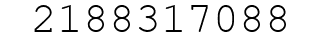 Number 2188317088.