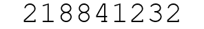 Number 218841232.